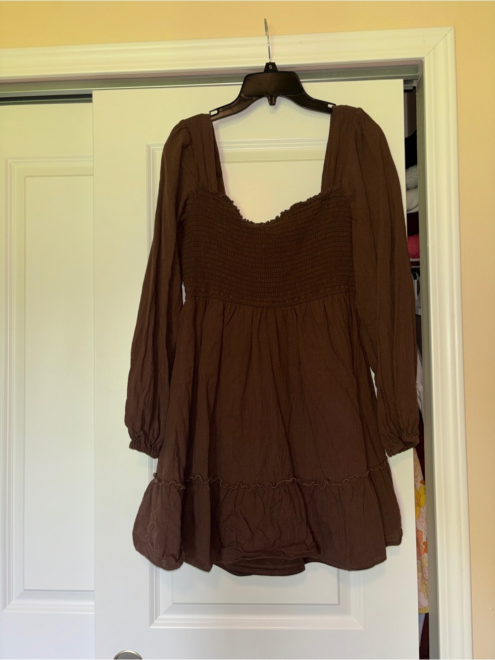 Altar'd State Megan Babydoll Long Sleeve Dress - Picture 4 of 8